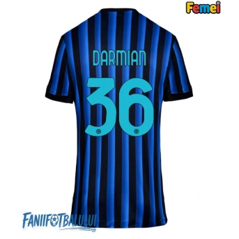 Inter Milan Matteo Darmian #36 Tricou Fotbal Replică 2025-26 Femei Acasa